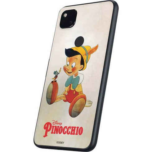 Disney Pinocchio Vintage Portrait Google Pixel 4a Skin